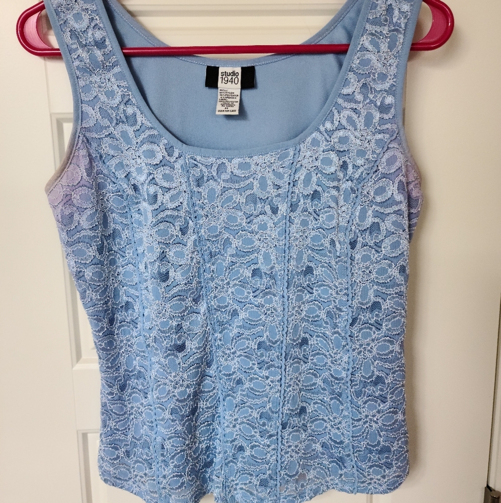 Blue tank
